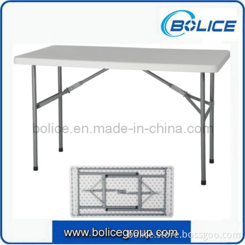 4ft Single-Piece Mould Plastic Top Fold Table